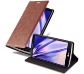 Funda Libro para LG G4 / G4 PLUS en MARRoN CAPUCHINO - Cubierta Proteccion con Cierre Magnetico, Tarjetero y Funcion de Suporte - Etui Case Cover Carcasa
