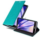 Funda Libro para LG G4 / G4 PLUS en TURQUESA PETROL - Cubierta Proteccion con Cierre Magnetico, Tarjetero y Funcion de Suporte - Etui Case Cover Carcasa