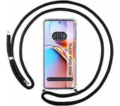 Funda Colgante Motorola Edge 40 Pro 5G Cordon Negro