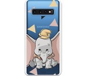 Funda Oficial Disney Dumbo silueta transparente para Galaxy S10