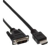 InLine 17665E adaptador de cable de vídeo 5 m HDMI Negro