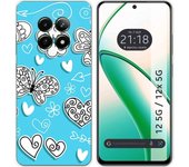 Funda Silicona Realme 12 5G / 12x 5G Mariposas