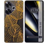 Funda Silicona Xiaomi Poco F6 5G Hojas