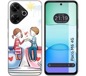 Funda Silicona Xiaomi Poco M6 4G Café