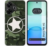 Funda Silicona Xiaomi Poco M6 4G Camuflaje 01