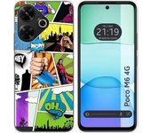 Funda Silicona Xiaomi Poco M6 4G Comic