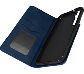 Funda Samsung Galaxy S22 Plus Tarjetero Soporte Vídeo Magnético Azul