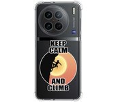 Funda Silicona Antigolpes Vivo X90 Pro 5G Mujer Escalada