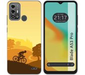 Funda Silicona Zte Blade A53 Pro Ciclista