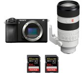 A6700 + FE 70-200mm f/2.8 GM OSS II + 2 SanDisk 64GB Extreme PRO UHS-II SDXC 300 MB/s + PDF MCZ DIRE