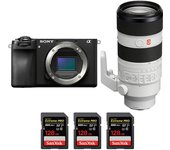 A6700 + FE 70-200mm f/2.8 GM OSS II + 3 SanDisk 128GB Extreme PRO UHS-II SDXC 300 MB/s + PDF MCZ DIR