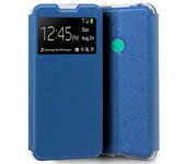 Funda Libro Soporte con Ventana para Huawei P40 Lite E color Azul