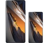 Kit 2 Films de Hidrogel Cobertura Completa Cuidado Frontal Compatible con Xiaomi Poco F6 Pro - Transparente
