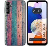 Funda Silicona Samsung Galaxy A14 4G / 5G Madera 10