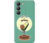 Funda Silicona Líquida Verde Vivo V40 SE 5G Culo Natural