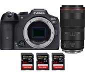 EOS R7 + RF 100mm F2.8 L Macro IS USM + 3 SanDisk 64GB Extreme PRO UHS-II SDXC 300 MB/s + PDF MCZ DI