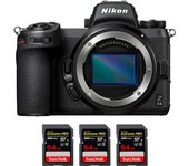 Z6 II Cuerpo + 3 SanDisk 64GB Extreme PRO UHS-II SDXC 300 MB/s + PDF  pulgadas pulgadas20 TÉCNICAS PARA MEJORAR SUS