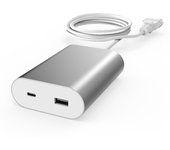 Artwizz 8270-1595 cargador de dispositivo móvil Plata, Blanco Interior