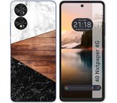 Funda Silicona TCL 40 NXTPAPER Mármol 11