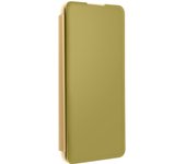 Funda para Samsung Galaxy S21 Plus Cierre Translúcido Espejo Soporte Dorado