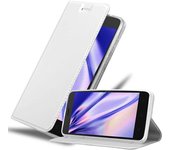 Funda Libro para Lenovo K6 / K6 POWER en CLASSY PLATEADO - Cubierta Proteccion con Cierre Magnetico, Tarjetero y Funcion de Suporte - Etui Case Cover Carcasa