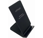 Gembird EG-WPC10-02 cargador de dispositivo móvil Smartphone Negro CC Cargador inalámbrico Interior
