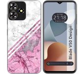 Funda Silicona Zte Blade V50 Design 4G Mármol 03