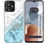 Funda Silicona Zte Blade V50 Design 4G Mármol 02