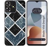 Funda Silicona Zte Blade V50 Design 4G Mármol 06