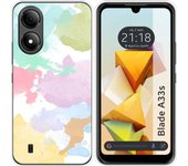 Funda Silicona Zte Blade A33s Acuarela 11