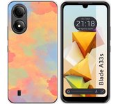 Funda Silicona Zte Blade A33s Acuarela 08