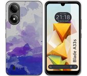 Funda Silicona Zte Blade A33s Acuarela 09