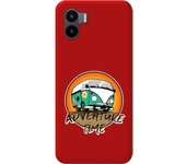 Funda Silicona Roja Xiaomi Redmi A2 Adventure