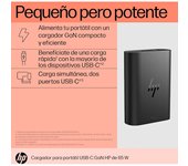 HP Cargador para portátil de con USB-C GaN de 65 W