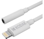 Kodak 30425842 cable de teléfono móvil Blanco 0,1 m 3,5mm Lightning