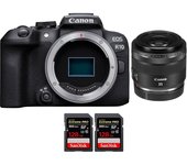 EOS R10 + RF 35mm F1.8 IS Macro STM + 2 SanDisk 128GB Extreme PRO UHS-II SDXC 300 MB/s + PDF MCZ DIR