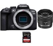 EOS R10 + RF 35mm F1.8 IS Macro STM + 1 SanDisk 128GB Extreme PRO UHS-II SDXC 300 MB/s + PDF MCZ DIR