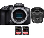 EOS R10 + RF 35mm F1.8 IS Macro STM + 2 SanDisk 64GB Extreme PRO UHS-II SDXC 300 MB/s + PDF MCZ DIRE