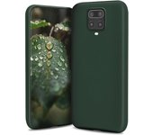 Lifestyle. Funda para Xiaomi Redmi Note 9S, Note 9 Pro, Verde Oscuro - Cover Carcasa de Silicona con
