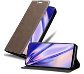 Funda Libro para Vivo NEX en MARRoN CAFe - Cubierta Proteccion con Cierre Magnetico, Tarjetero y Funcion de Suporte - Etui Case Cover Carcasa
