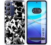 Funda Silicona Vivo V40 SE 5G Snow Camuflaje