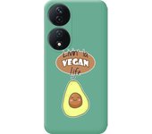 Funda Silicona Líquida Verde Honor 90 Smart 5G Vegan Life