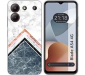 Funda Silicona Zte Blade A54 4G Mármol 05