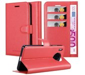 Funda Libro para Huawei MATE 30 en ROJO CARMiN - Cubierta Proteccion con Cierre Magnetico, Tarjetero y Funcion de Suporte - Etui Case Cover Carcasa