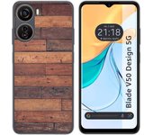 Funda Silicona Zte Blade V50 Design 5G Madera 03