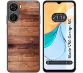 Funda Silicona Zte Blade V50 Design 5G Madera 02