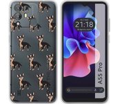 Funda Silicona Transparente Blackview A55 Pro Perros 11