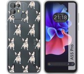 Funda Silicona Transparente Blackview A55 Pro Perros 12