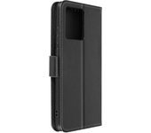 Funda para Motorola Edge 40 Neo Funda Cartera Soporte Vídeo Funda Elegante Negro