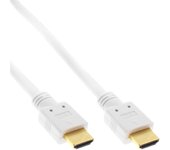 InLine 5m, HDMI - HDMI cable HDMI HDMI tipo A (Estándar) Blanco